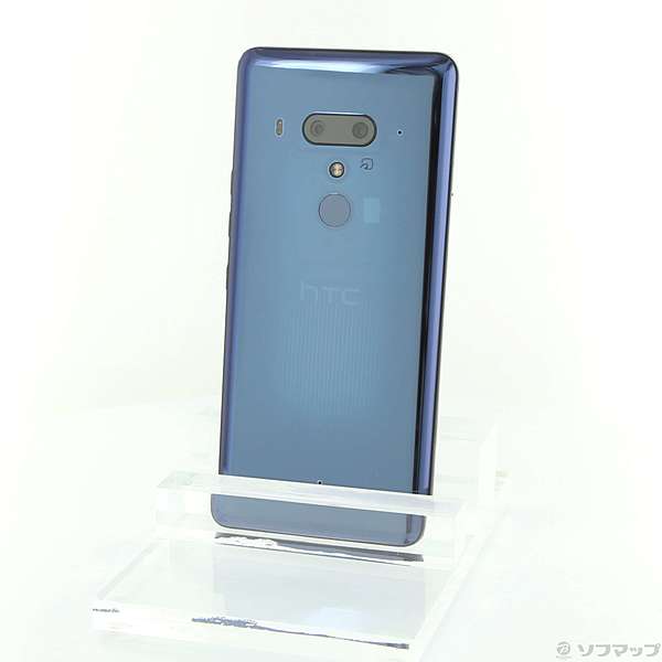 【好評日本製】HTC U12+ トランスルーセントブルー SIMフリー au個体 スマートフォン本体