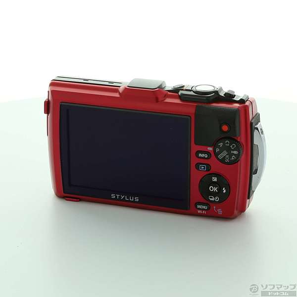 OLYMPUS STYLUS TG-4 RED Tough (4倍／防水／SDXC／レッド)