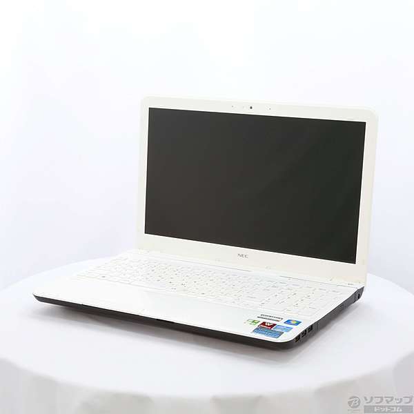 中古】LaVie S LS350／HS6W PC-LS350HS6W クロスホワイト 〔Windows 7