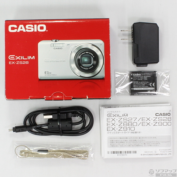 CASIO デジカメ EX-ZS28 - デジタルカメラ