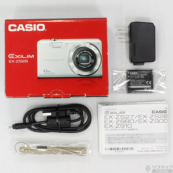 CASIO EXILIM EX-ZS28 デジカメ-