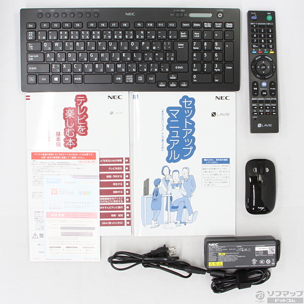 中古】LAVIE Desk All-in-one DA770／MAB PC-DA770MAB ブラック