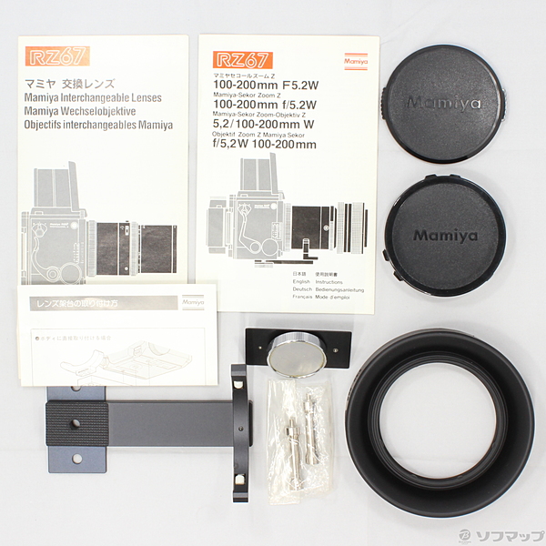 MAMIYA SEKOR ZOOM Z 100-200f/5.2W カビクモリ有 Mamiya RB67 ズーム