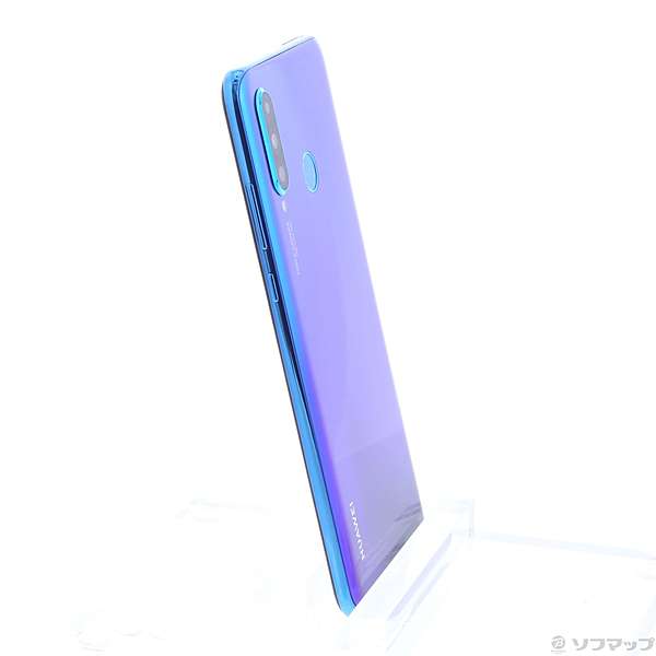 中古】HUAWEI P30 lite 64GB ピーコックブルー MAR-LX2J-BL SIMフリー