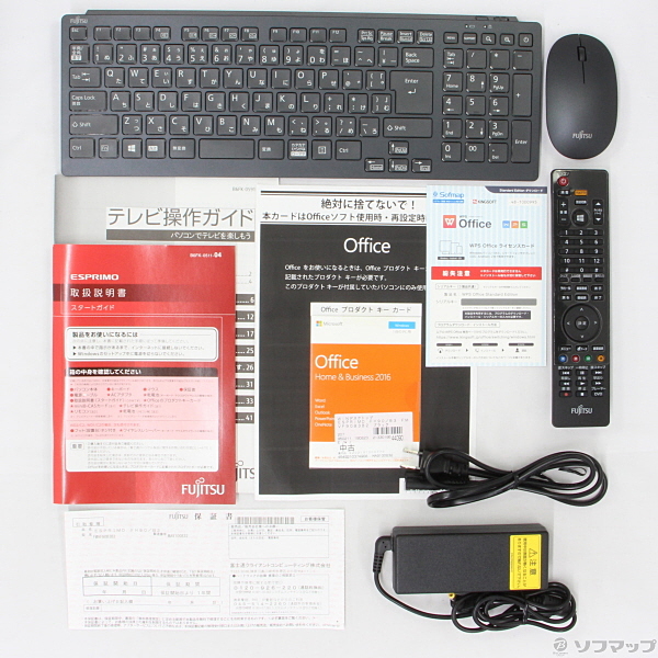 中古】〔展示品〕 ESPRIMO FH90／B3 FMVF90B3B2 ブラック 〔Windows 10