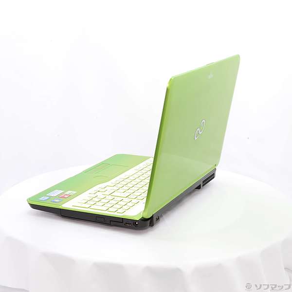 中古】LIFEBOOK AH54／H FMVA54HG ライムグリーン 〔Windows 10 
