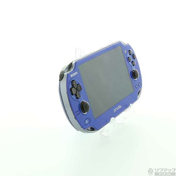 中古】PlayStation Vita Wi-Fiモデル サファイアブルー PCH-1000 Z