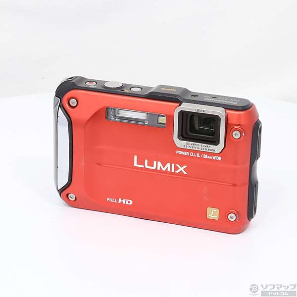 中古】LUMIX DMC-FT3-R (1210万画素／4.6倍／スパーキーレッド／SDXC) [2133019716902] -  リコレ！|ビックカメラグループ ソフマップの中古通販サイト