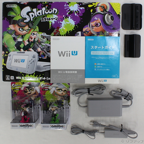 中古】Wii U スプラトゥーン セットAMIIBO アオリホタ WUP-S-WHAT [2133019827189] -  リコレ！|ビックカメラグループ ソフマップの中古通販サイト