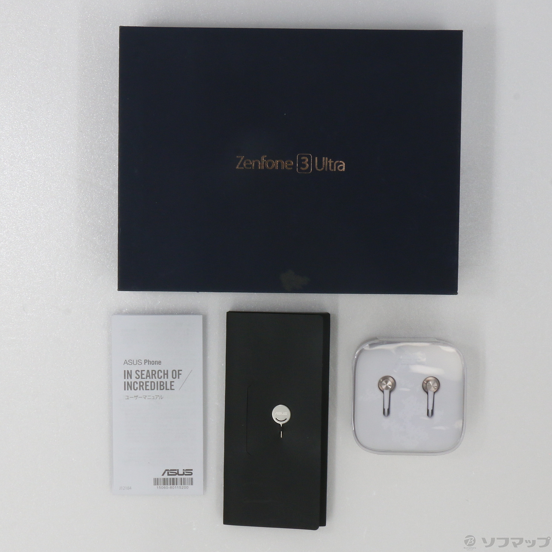 中古】セール対象品 ZenFone 3 Ultra 32GB シルバー ZU680KL-SL32S4