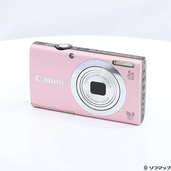 東京工場 Canon キャノン PowerShot A2400 IS ピンク デジカメ - カメラ