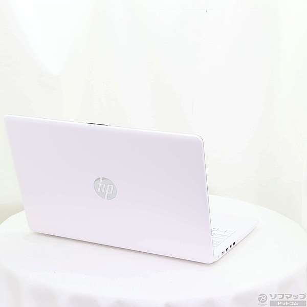 中古】HP 15-da0085TU 4QM58PA#ABJ ピュアホワイト 〔Windows 10