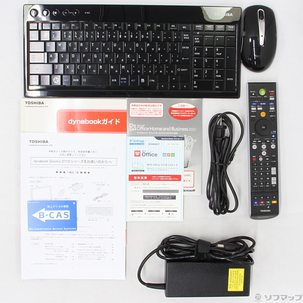 中古】dynabook Qosmio D710／T6AB PD710T6ABFB プレシャスブラック 〔Windows 7〕 〔Office付〕  [2133019985070] - リコレ！|ビックカメラグループ ソフマップの中古通販サイト