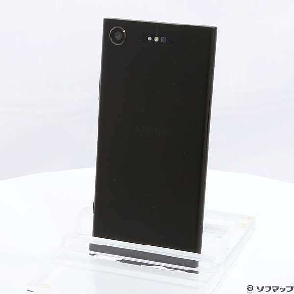 中古】Xperia XZ1 64GB ブラック 701SO SoftBankロック解除SIM SONY