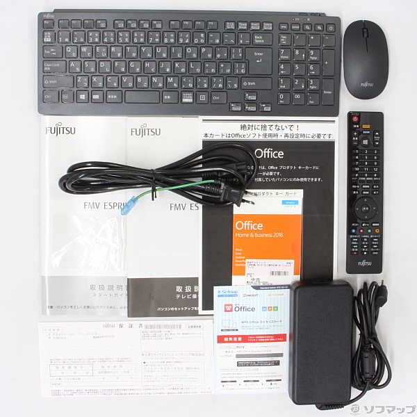 中古】〔展示品〕 ESPRIMO FH-X／C3 FMVFXC3B オーシャンブラック