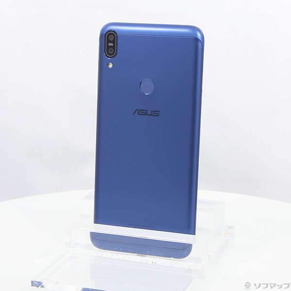 中古】ZenFone Max Pro M1 32GB スペースブルー ZB602KL-BL32S3