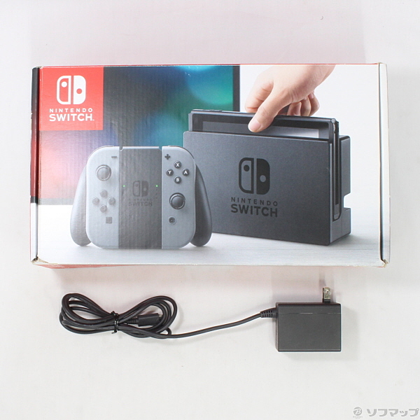 中古】Nintendo Switch Joy-Con (L) ／ (R) グレー [2133020305348