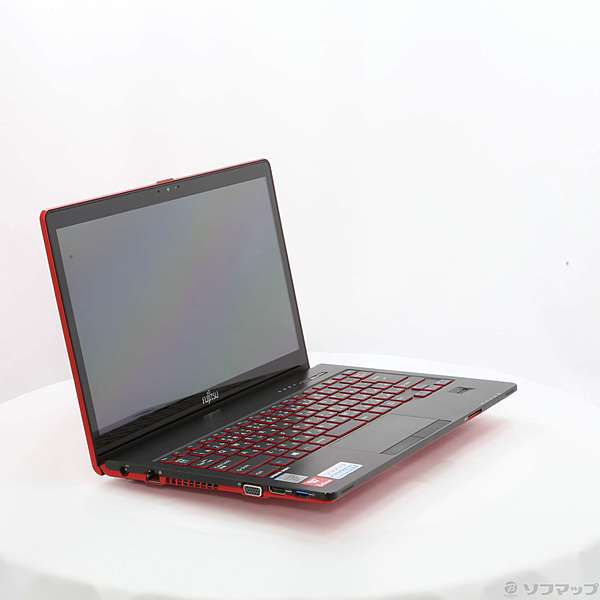 中古】LIFEBOOK SH90／T FMVS90TRD1 レッド 〔Windows 8