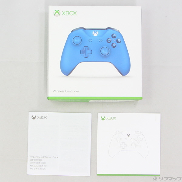 中古】Xbox One ワイヤレス コントローラー (ブルー) [2133020370384 