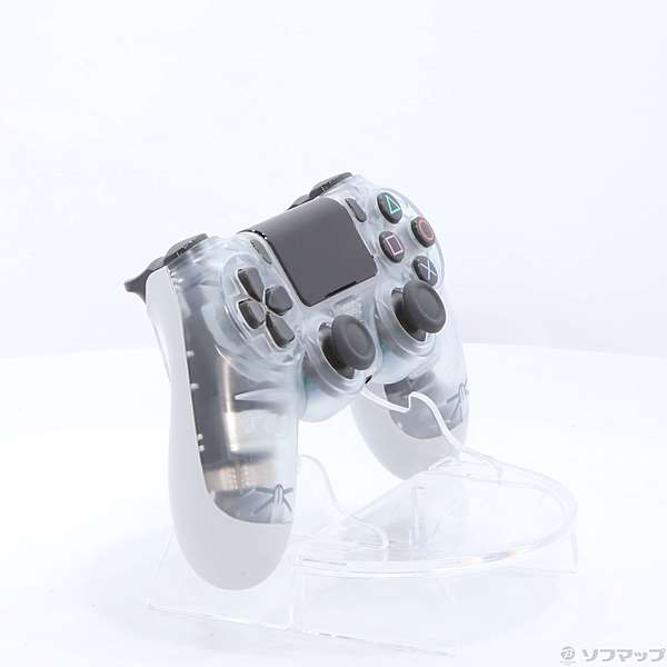 中古】ワイヤレスコントローラー(DUALSHOCK 4) クリスタル 【PS4