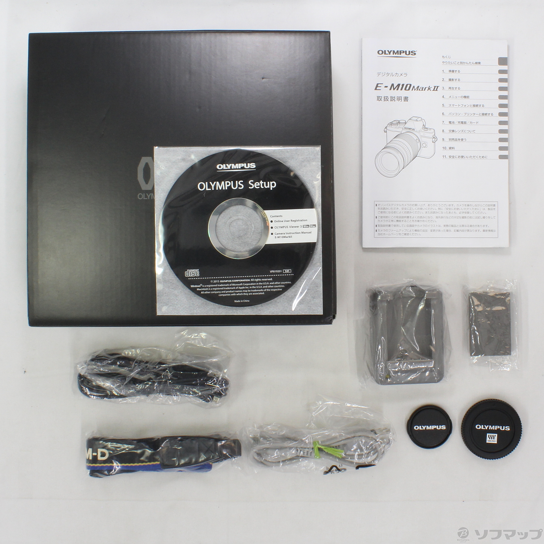 中古】OM-D E-M10 Mark II 14-42mm EZレンズキット (ブラック