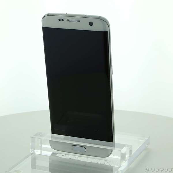 中古】GALAXY S7 edge 32GB ホワイトパール SC-02H docomoロック