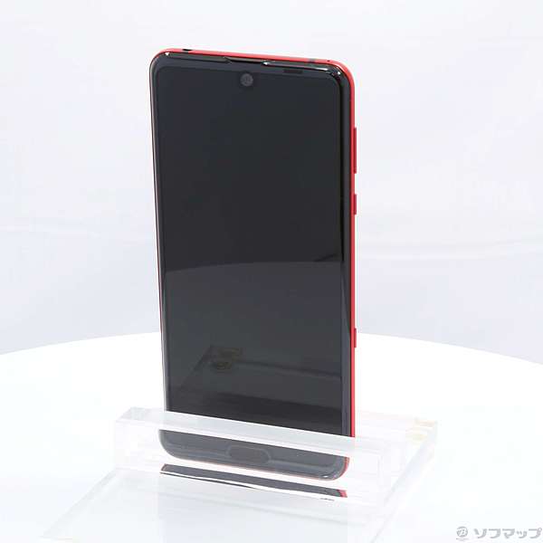 中古】AQUOS R3 128GB ラグジュアリーレッド SH-04L docomo