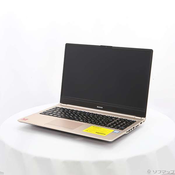 中古】〔展示品〕 mouse MB-B508H-A ゴールド 〔Windows 10 