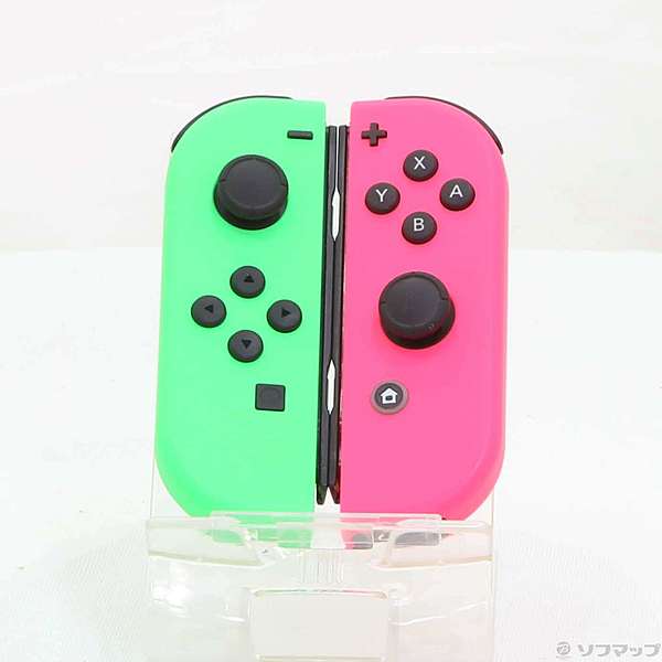 中古】JOY-CON (L) ネオングリーン／ (R) ネオンピンク [2133020577547