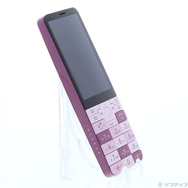 中古】INFOBAR xv KYX31 チェリーベリー au [2133020724491] - リコレ
