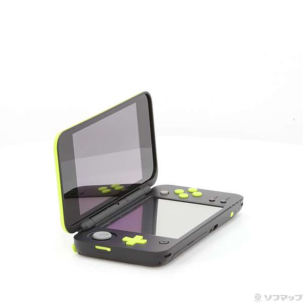 中古】Newニンテンドー2DS LL ブラック×ライム [2133020739334 