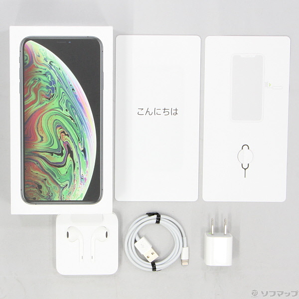 新品 iPhoneXS MAX 512GB やせる スペースグレイ 【SIMフリー】