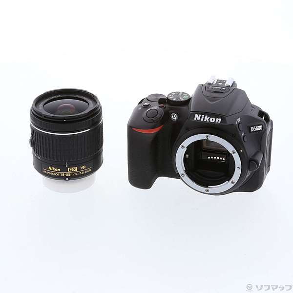 中古】NIKON D5600 18-55 VR レンズキット ブラック (2416万画素／SDXC