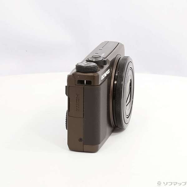 中古】OLYMPUS STYLUS XZ-10 (1200万画素／5倍／ブラウン／SDXC