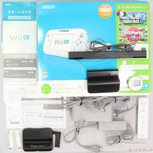 中古 Wii U すぐに遊べるファミリープレミアムセット Wup S Waft リコレ ソフマップの中古通販サイト
