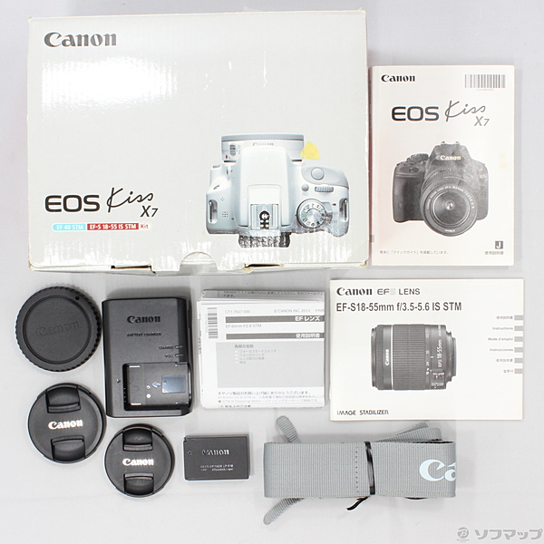 中古】EOS Kiss X7 ダブルレンズキットII ホワイト (1800万画素／SDXC) [2133020851593] -  リコレ！|ビックカメラグループ ソフマップの中古通販サイト