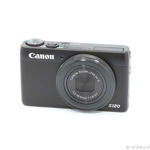 中古】PowerShot S120 (1210万画素／5倍／ブラック／SDXC