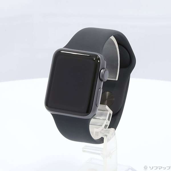中古 Apple Watch Series 3 Gps 38mm スペースグレイアルミニウムケース ブラックスポーツバンド 2133020874271 リコレ ソフマップの中古通販サイト