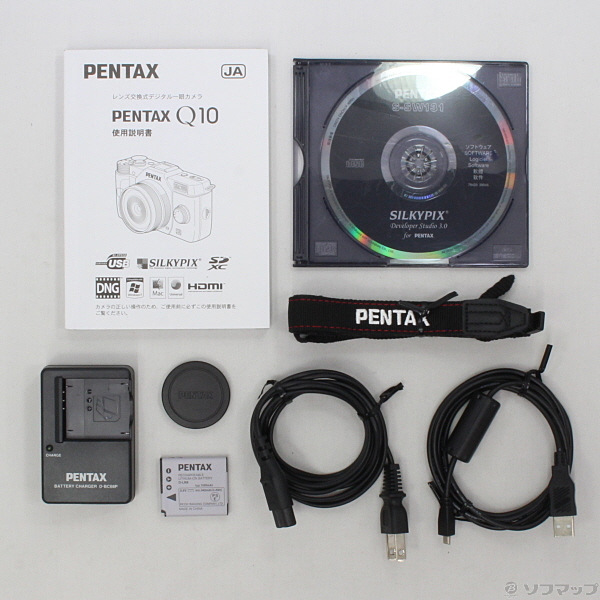 中古】PENTAX Q10 ボディ シルバー (1240万画素／SDXC) [2133020877524