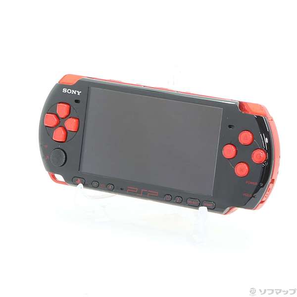 PSP「モンスターハンターポータブル」 新米ハンターズパック　ブラック／レッド