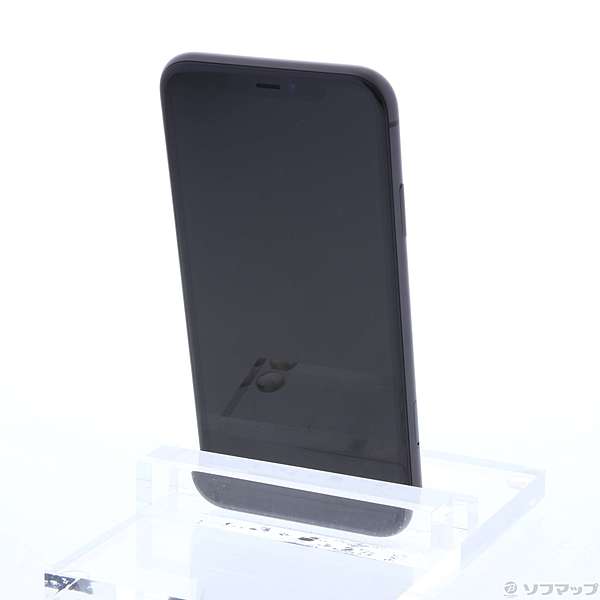 【中古】iPhone11 64GB ブラック MWLT2J／A SoftBank