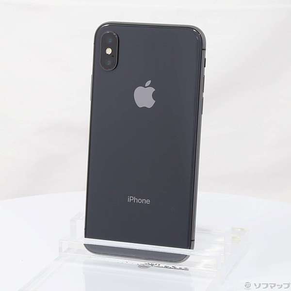 iPhoneX 256GB au ブラック simフリー  送料無料