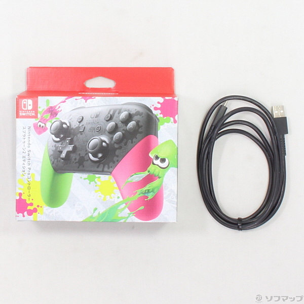 中古 Nintendo Switch Proコントローラー スプラトゥーン2エディション Hac A Fsskb Switch リコレ ソフマップの中古通販サイト