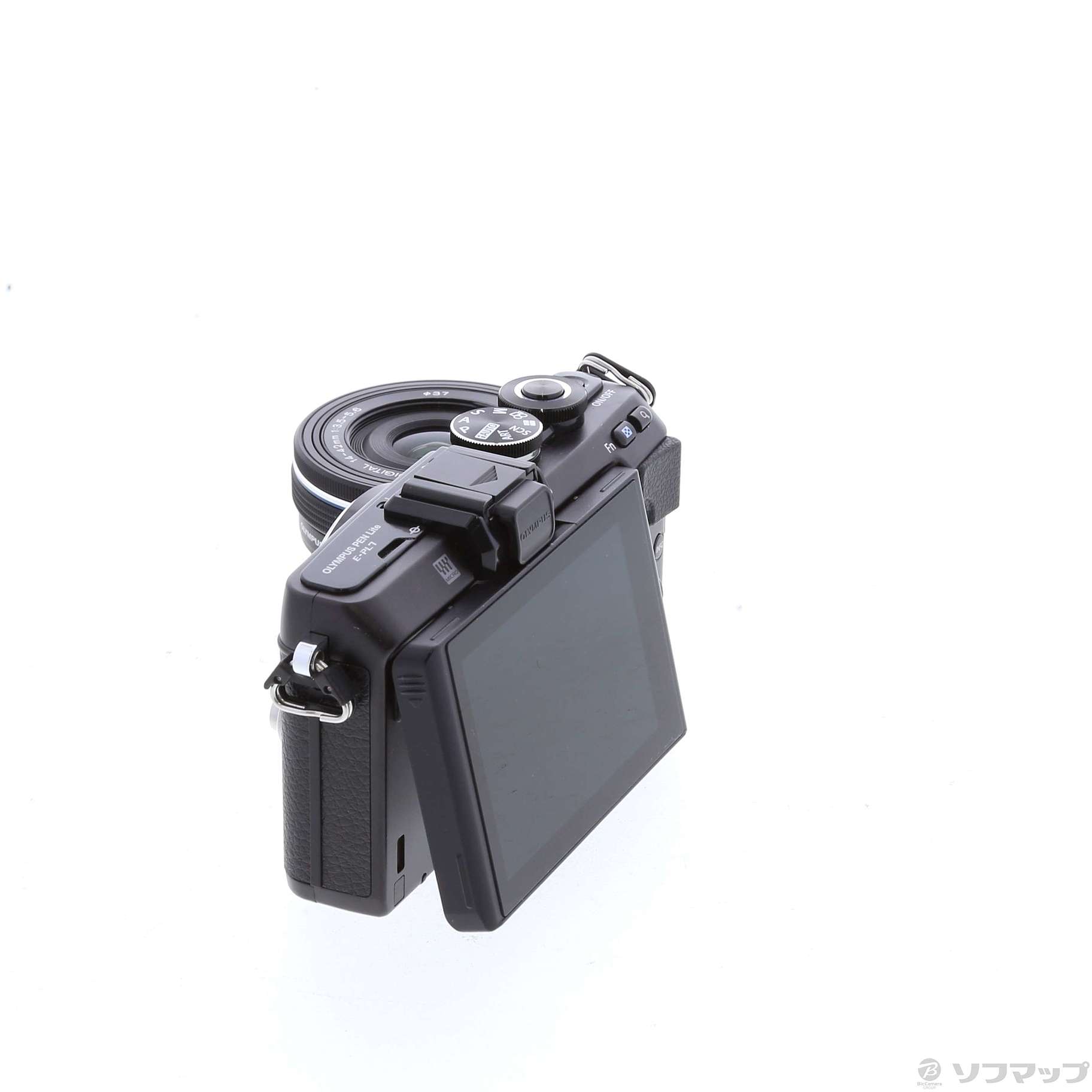 中古】PEN Lite E-PL7 14-42mm EZレンズキット(ブラック 