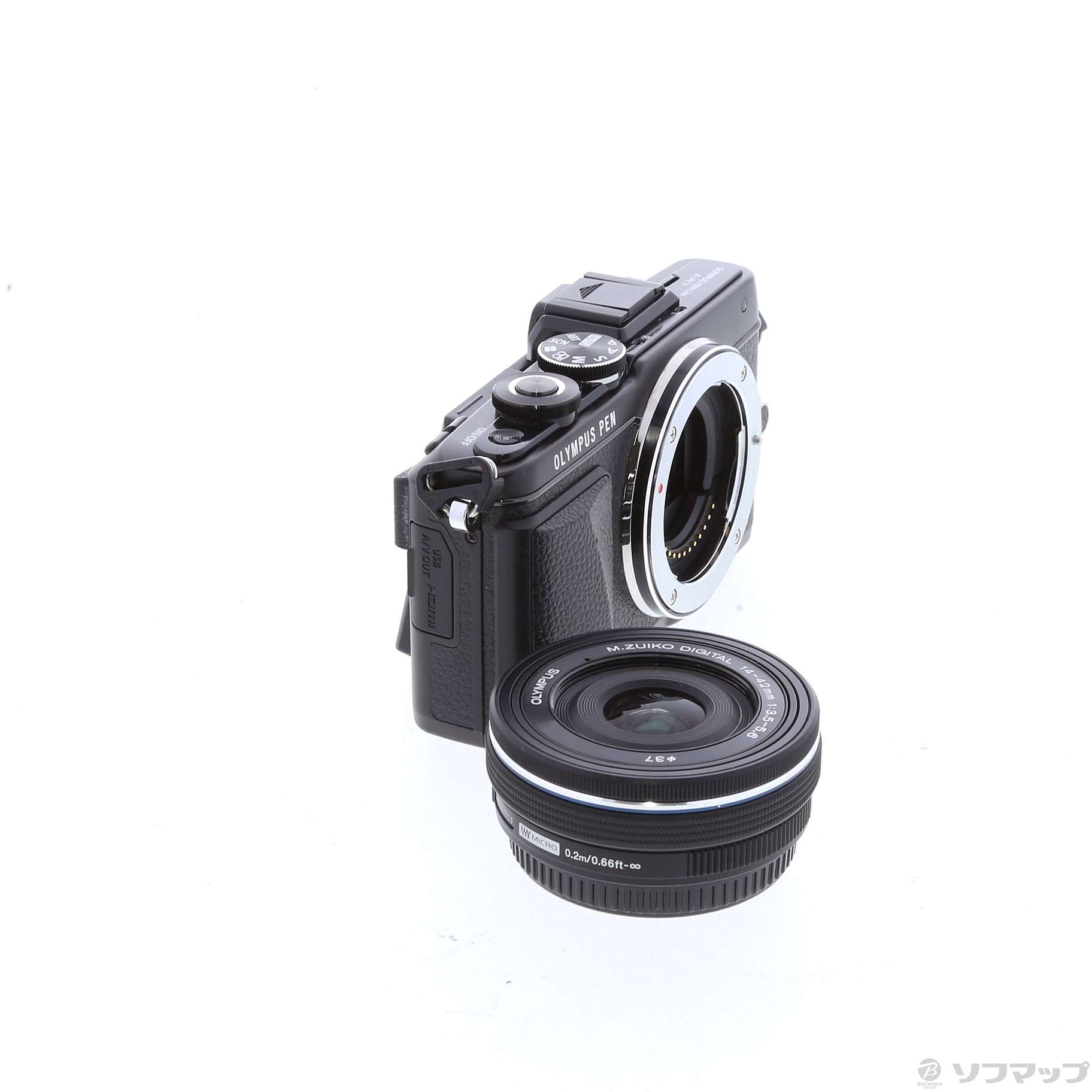 中古】PEN Lite E-PL7 14-42mm EZレンズキット(ブラック