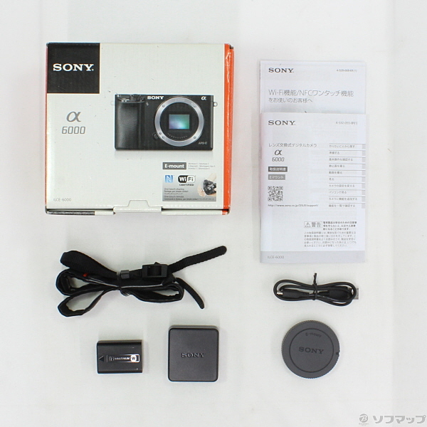 中古】α6000 ボディ (ILCE-6000-H) グラファイトグレー [2133021136286