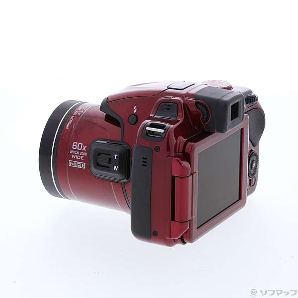中古】COOLPIX P600 RD レッド (1605万画素／60倍／SDXC