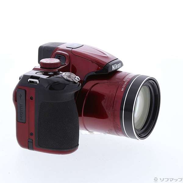Nikon COOLPIX P600 レッド 60倍ズーム Nikon Coolpix P600 (Red) 16.1-megapixel digital camera with 60X
