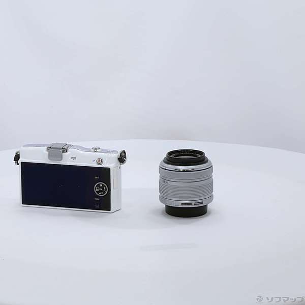 中古】PEN mini E-PM1 レンズキット (14-42 F3.5-5.6 II R) (ホワイト