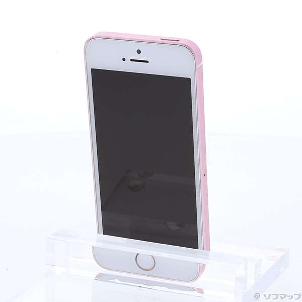 中古】〔展示品〕 iPhone SE 16GB ローズゴールド 3A844J／A SIM